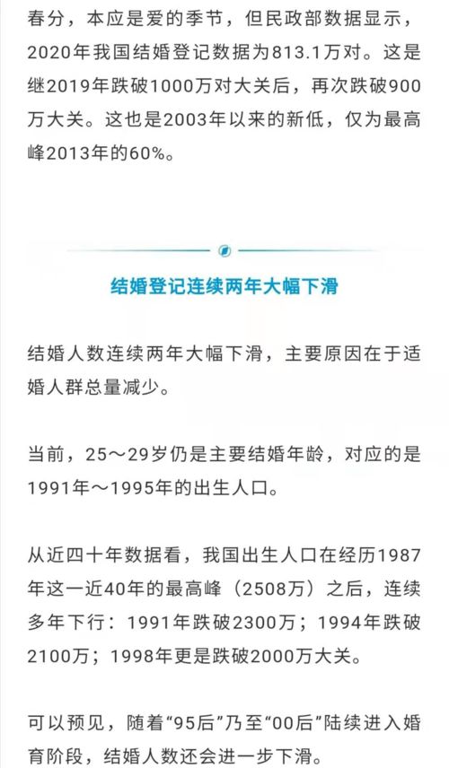 今年上半年结婚登记数再创新低，社会变迁下的婚姻观念转变解析